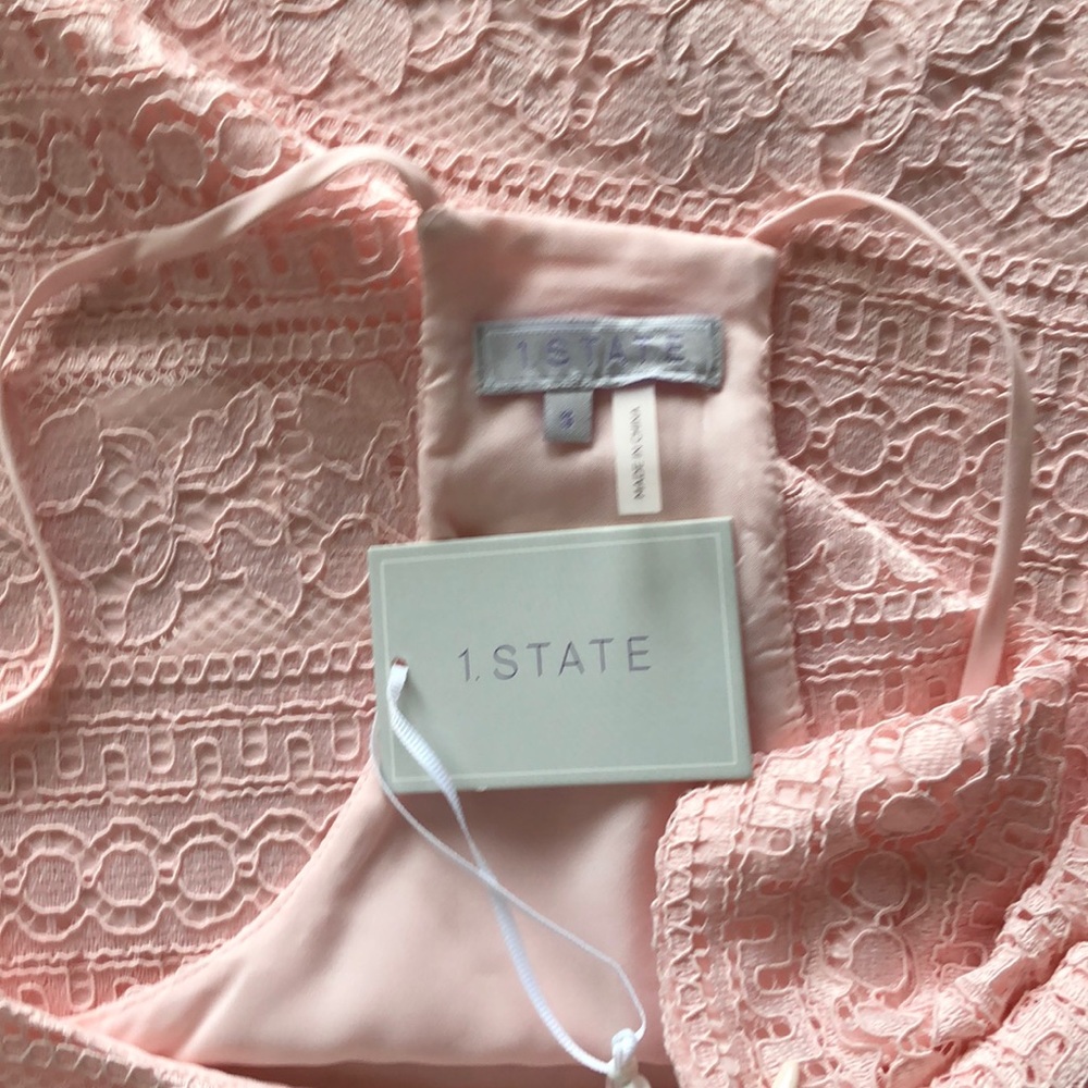 NWT 1. STATE PINK LACE DRESS! - Picture 3 of 4